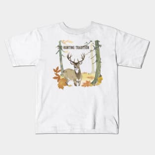 The Hunting Tradition - Deer with no shadow Kids T-Shirt